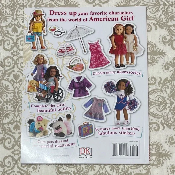 American Girl Dress Up Sticker Collection - Pink, Green, Purple - Picture 2 of 3